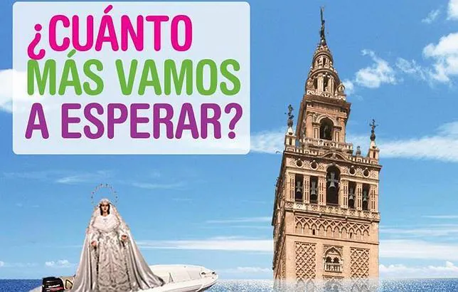 Malestar entre los cofrades de Málaga por una campaña que usa a la Virgen del Rocío