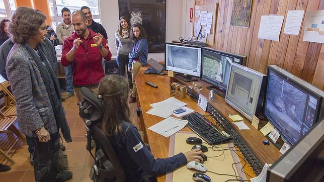 La Reina dijo adiós al Parque Nacional de Doñana