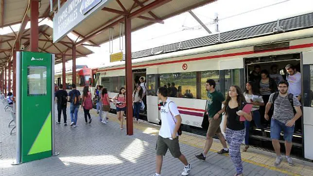 Renfe reanuda desde el lunes los trenes al campus de Rabanales