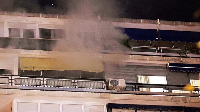 Registrado un incendio en la planta once de un edificio en Luis de Morales