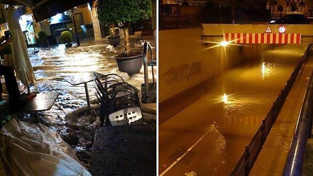 Registradas más de 60 incidencias por la lluvia en Dos Hermanas, Alcalá y Lebrija