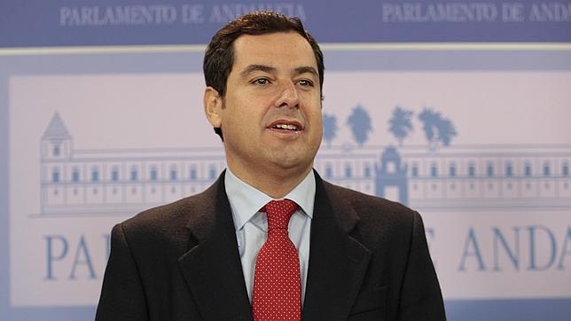 El presidente del PP-A, Juanma Moreno Bonilla