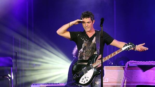 Alejandro Sanz, en su última actuación en Córdoba