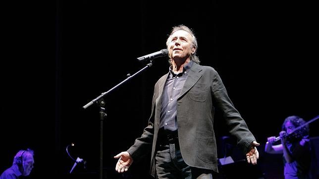 Joan Manuel Serrat, durante un concierto anterior