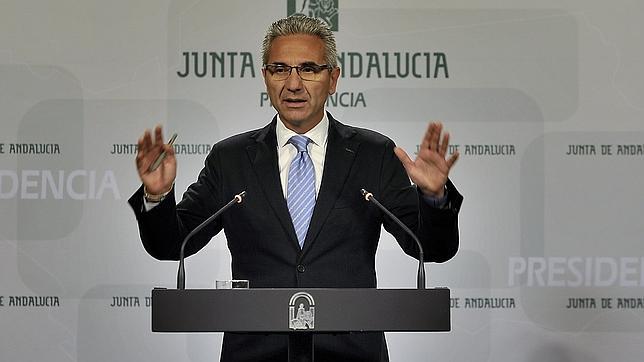 El portavoz de la Junta, Miguel Ángel Vázquez