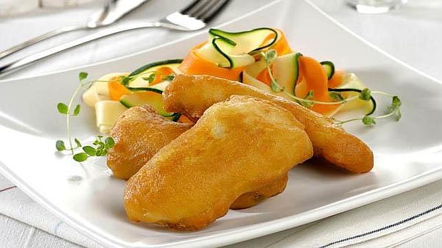 Ración de pavías de bacalao