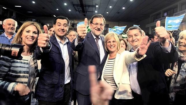 Rajoy: «El único cambio andaluz es el PP, no los doctrinarios de 1917 o la nada»