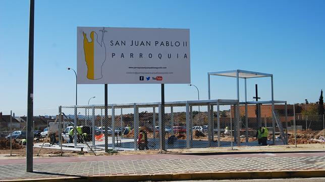 El obispo auxiliar bendice este viernes el templo de San Juan Pablo II