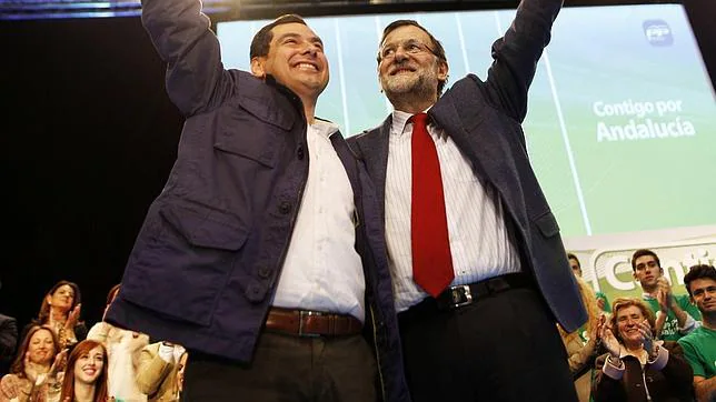 Rajoy descarta pactos en Andalucía: «No estamos para apuntalar al socialismo»