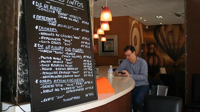 Carta de tapas en El Globo
