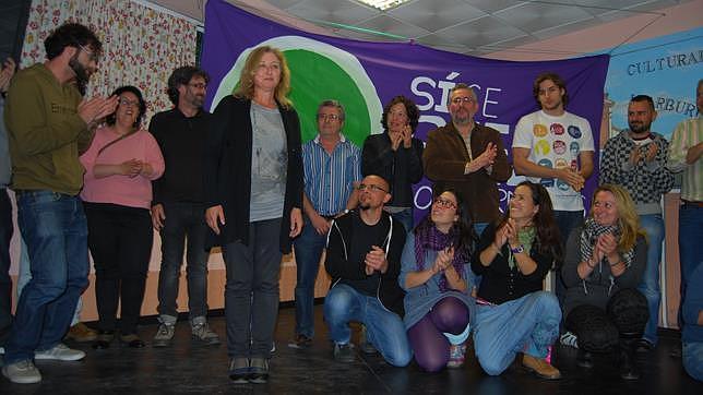 Estrella Guzmán, cabeza de lista de la candidatura impulsada por Podemos