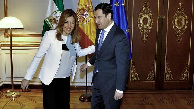 Las cuarenta peticiones de Juanma Moreno a Susana Díaz