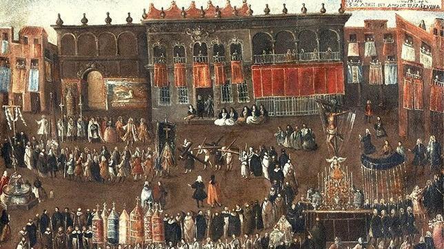 Una procesión extraordinaria del Cristo de San Agustín… en 1737