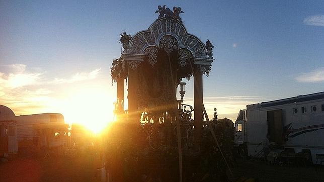 Los romeros llegan al ecuador del camino