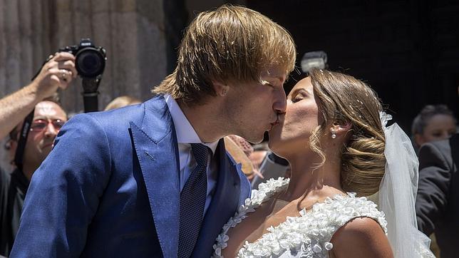 Iván Rakitic y Raquel Mauri se casan en la Catedral de Sevilla