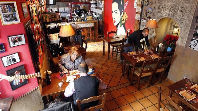 Interior del restaurante La Tranquera