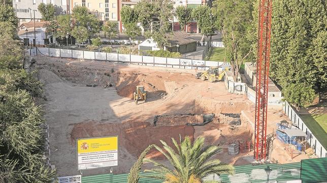 Restos que se integrarán en el nuevo edificio