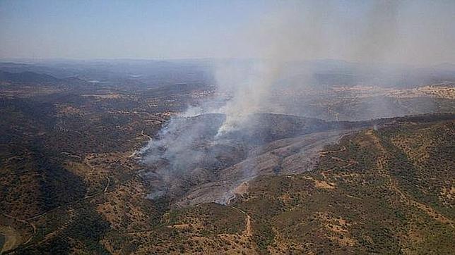 El incendio de El Ronquillo ha devastado unas 200 hectáreas de masa forestal