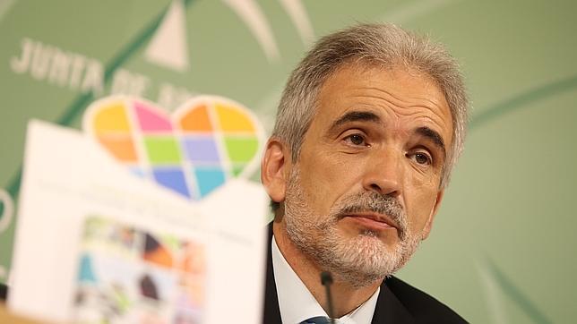 El consejero de Salud de la Junta de Andalucía, Aquilino Alonso