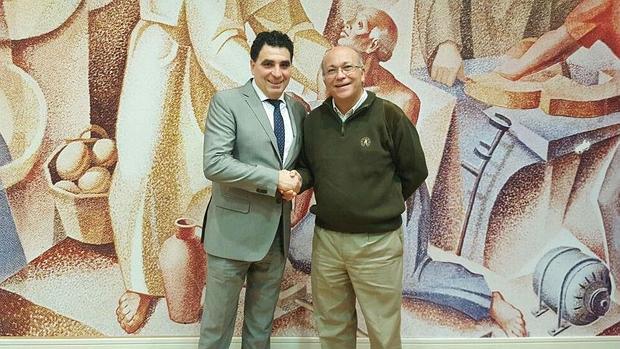 Alejandro Morales, a la izquierda, y José Antonio Soria Craus.