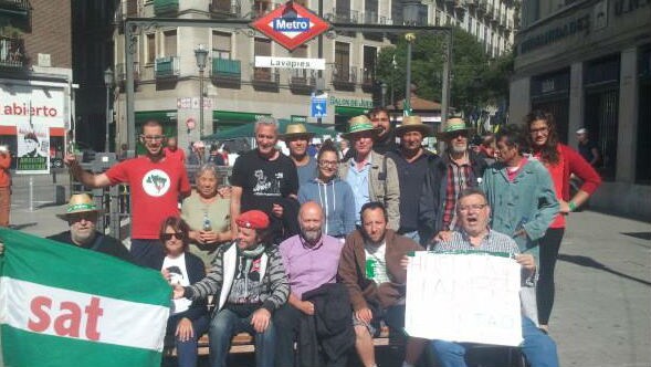 Los huelguistas de hambre en apoyo a Bódalo han trasladado su protesta a Lavapiés.