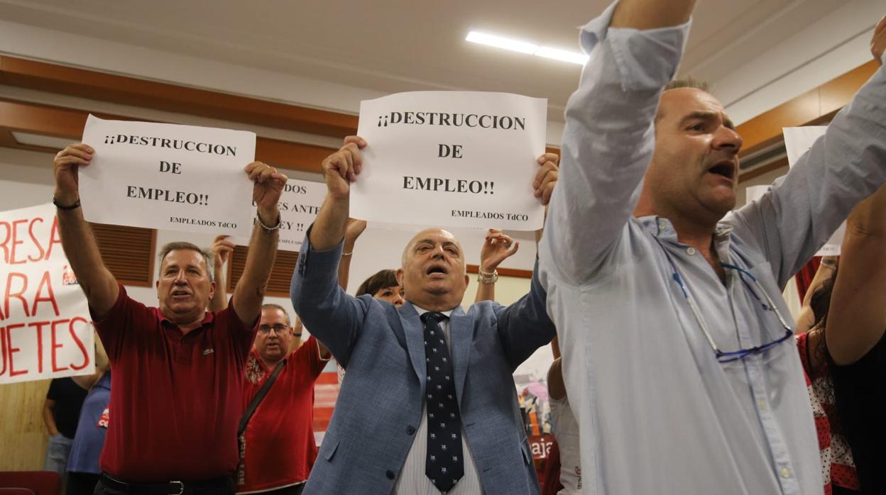 Protesta de los trabajadores de Tanatorios de Córdoba