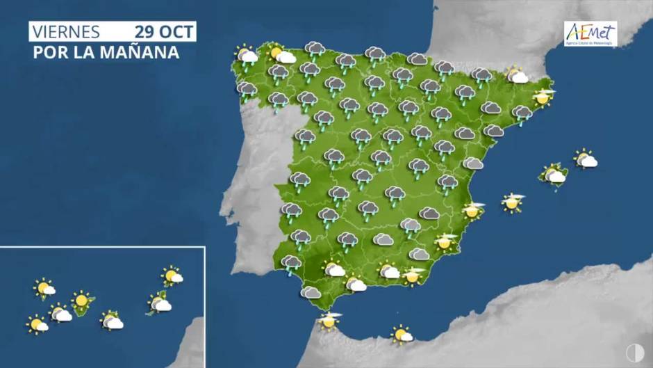 El tiempo en Sevilla: mesa camilla y lluvias abundantes para el