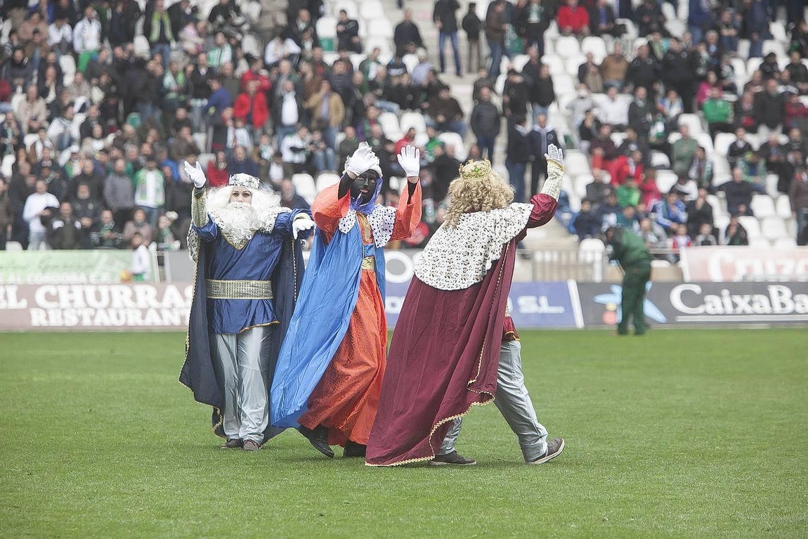 Las gradas en el partido contra el Mirandés