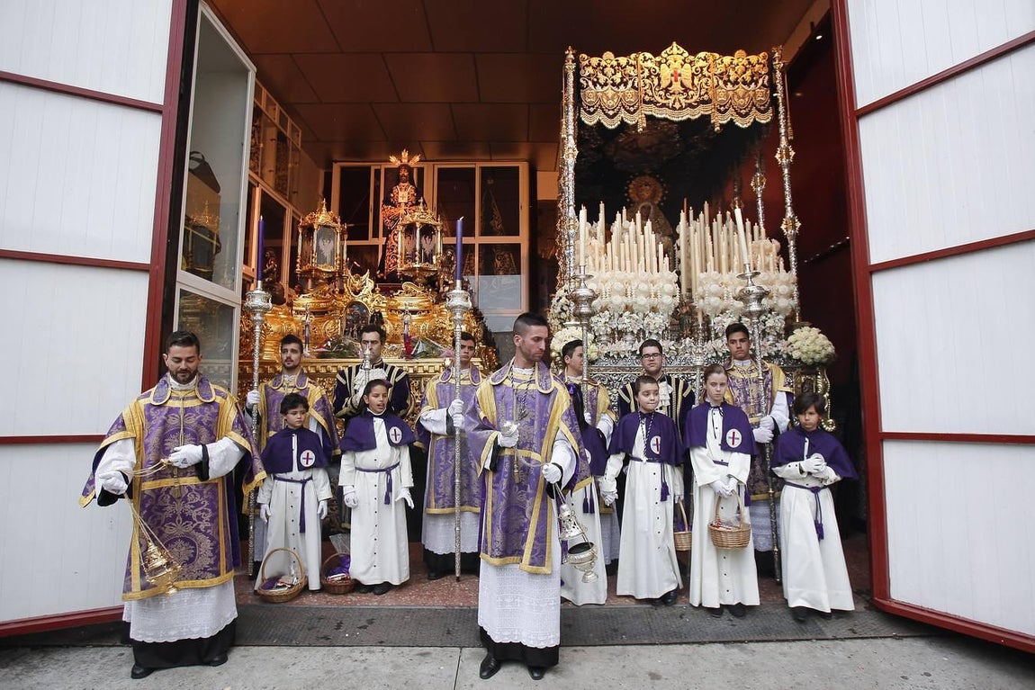 La lluvia impidió al Rescatado salir en estación de penitencia