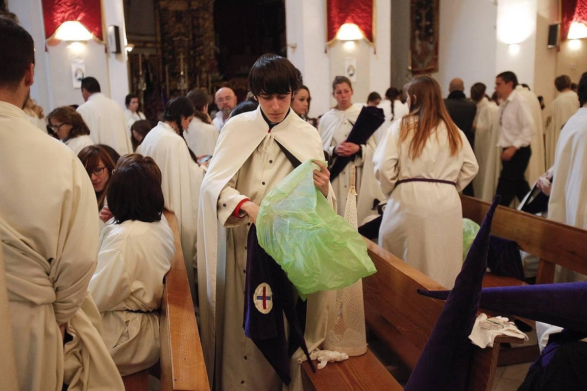 La lluvia impidió al Rescatado salir en estación de penitencia