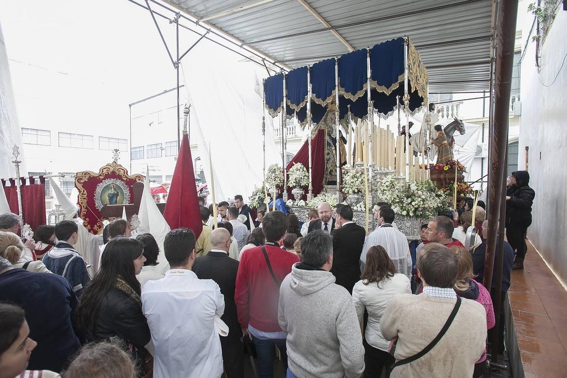 La Borriquita, la primera en salir de la Catedral