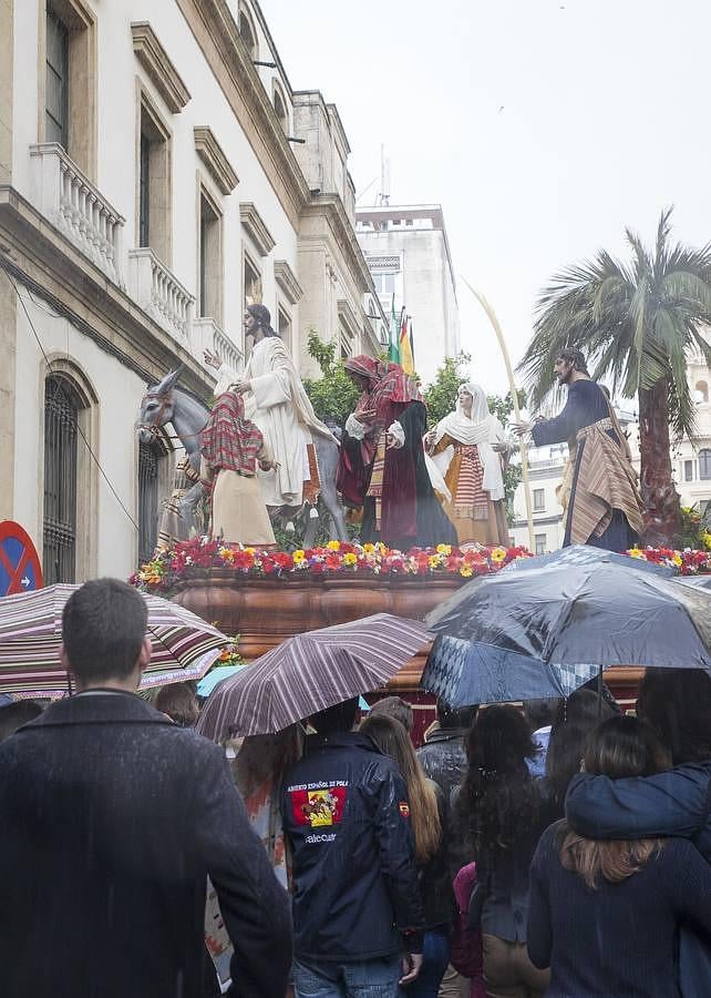 La Borriquita, la primera en salir de la Catedral