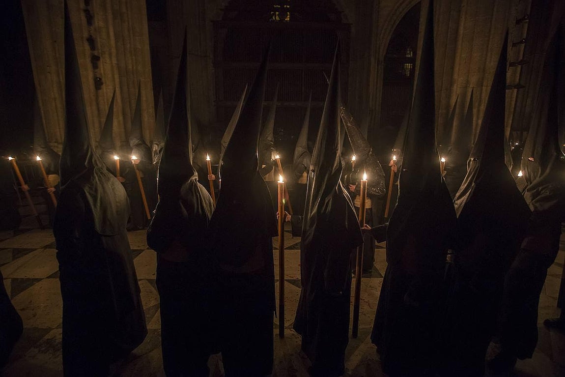 La Madrugada en el interior de la Catedral, por Serrano