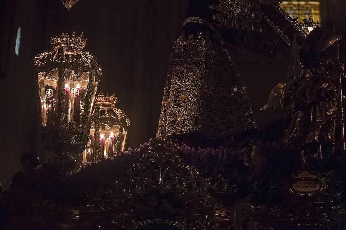 La Madrugada en el interior de la Catedral, por Serrano