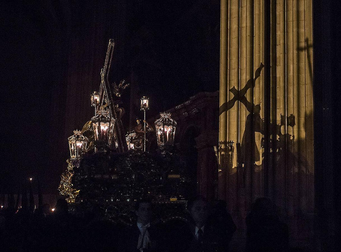La Madrugada en el interior de la Catedral, por Serrano