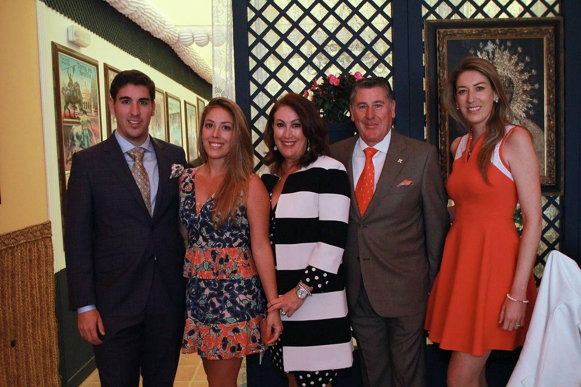 Miguel Gallego, Rosa Gallego, Rosa García, Miguel Gallego y Lidia Gallego