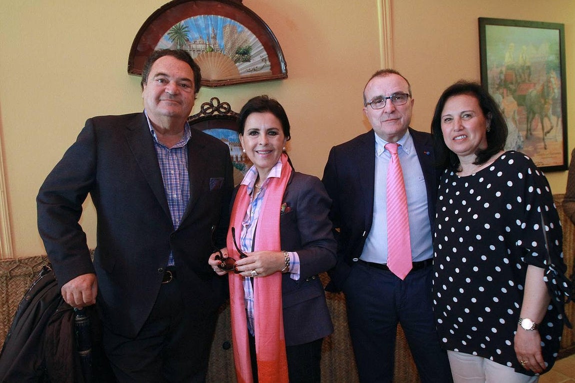 Ángel Camacho, Mª José Santiago, Jesús Gómez y Pilar Tapiador