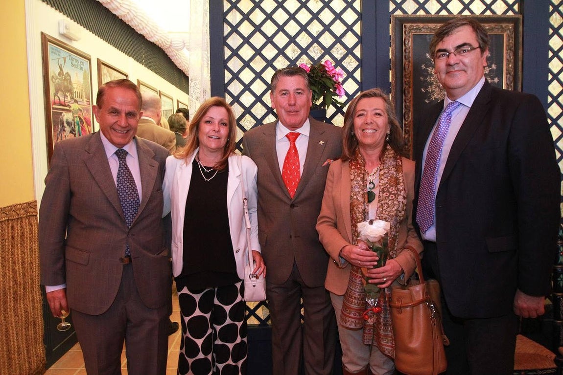 Antonio Pascual, Conchita Riquelme, Miguel Gallego, Felisa Panadero y Joaquín Aguirre