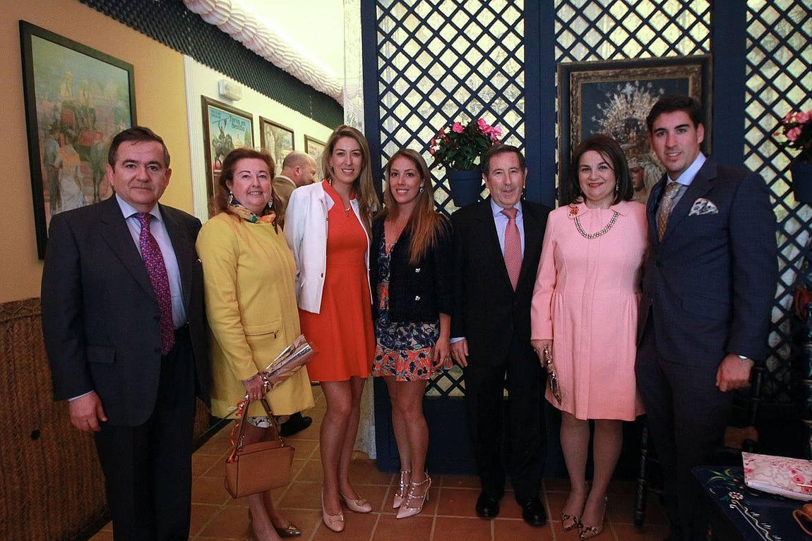 Julián Castro, Matilde Merina, Lidia Gallego, Rosa Gallego, Francisco Gallego, Encarnita Valero y Miguel Gallego