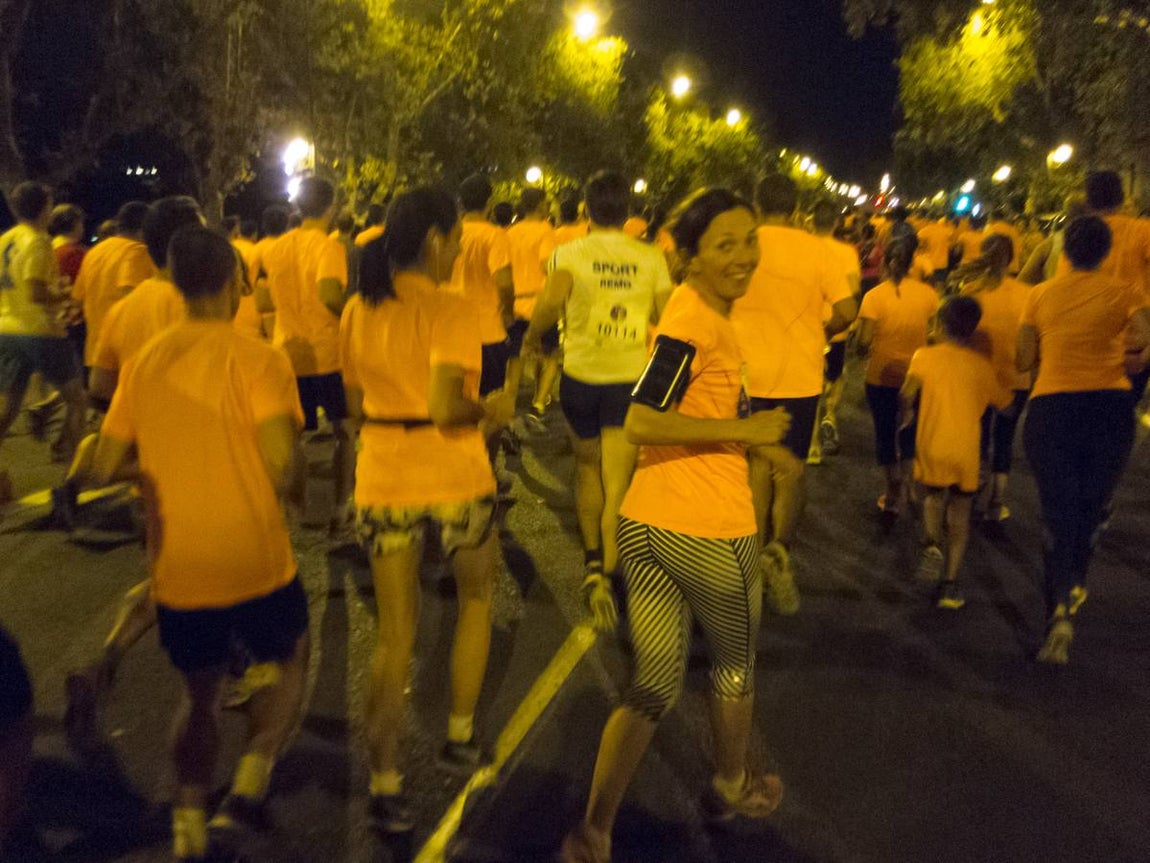 Los sevillanos disfrutan del «running» en la Nocturna