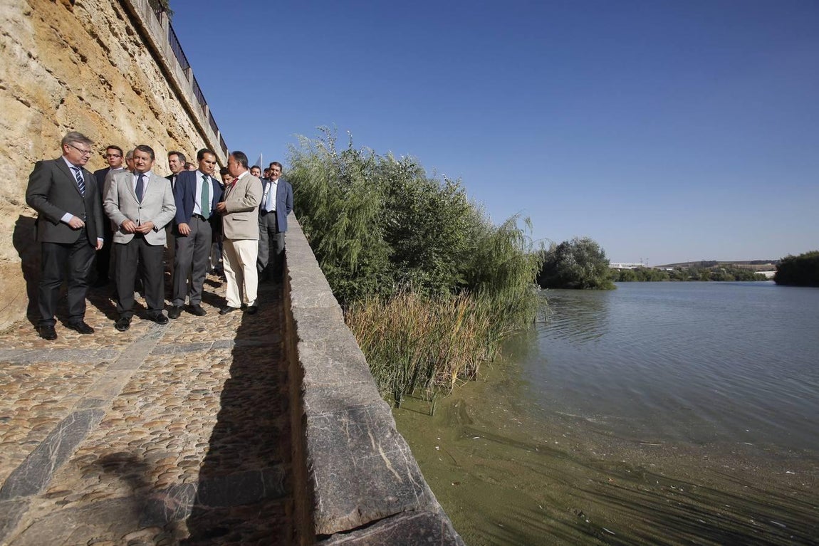 La peor cara del río Guadalquivir en Córdoba