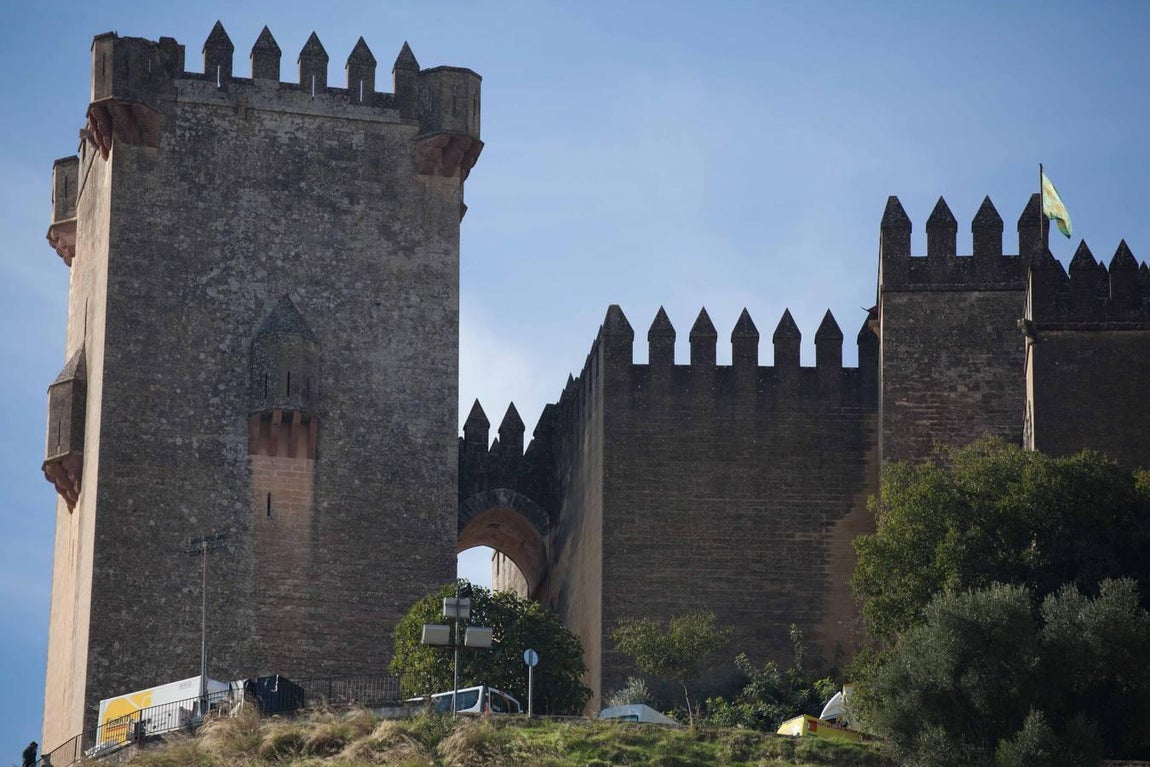 Estampas del rodaje de «Juego de Tronos» en el Castillo de Almodóvar