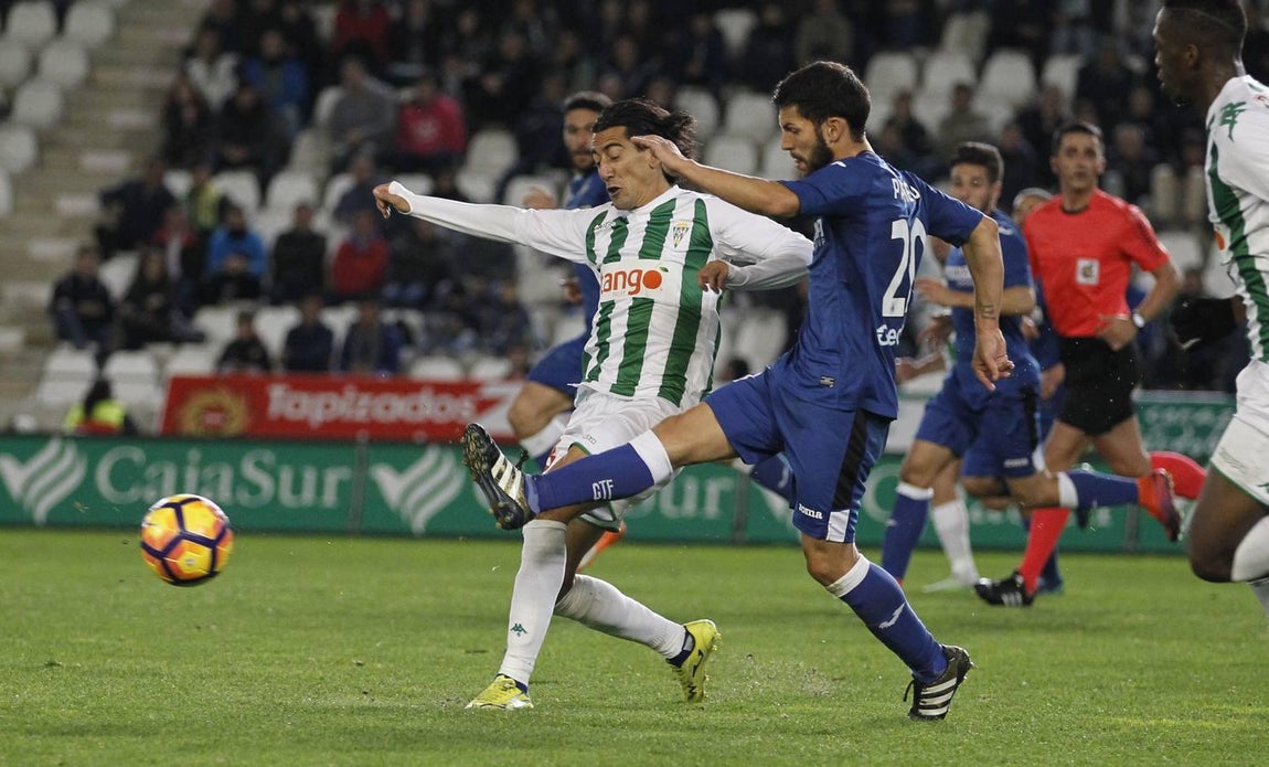 El partido Córdoba-Getafe, en imágenes