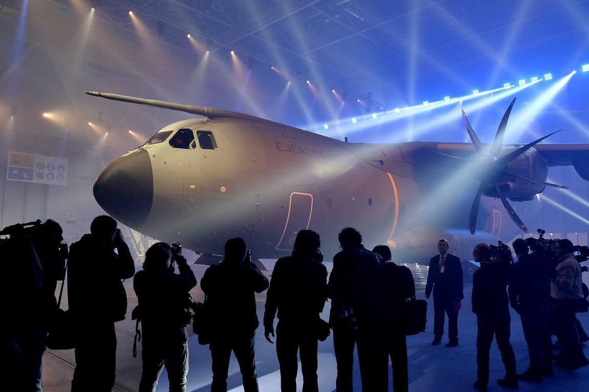 Entrega del primer A400M al Ejército español