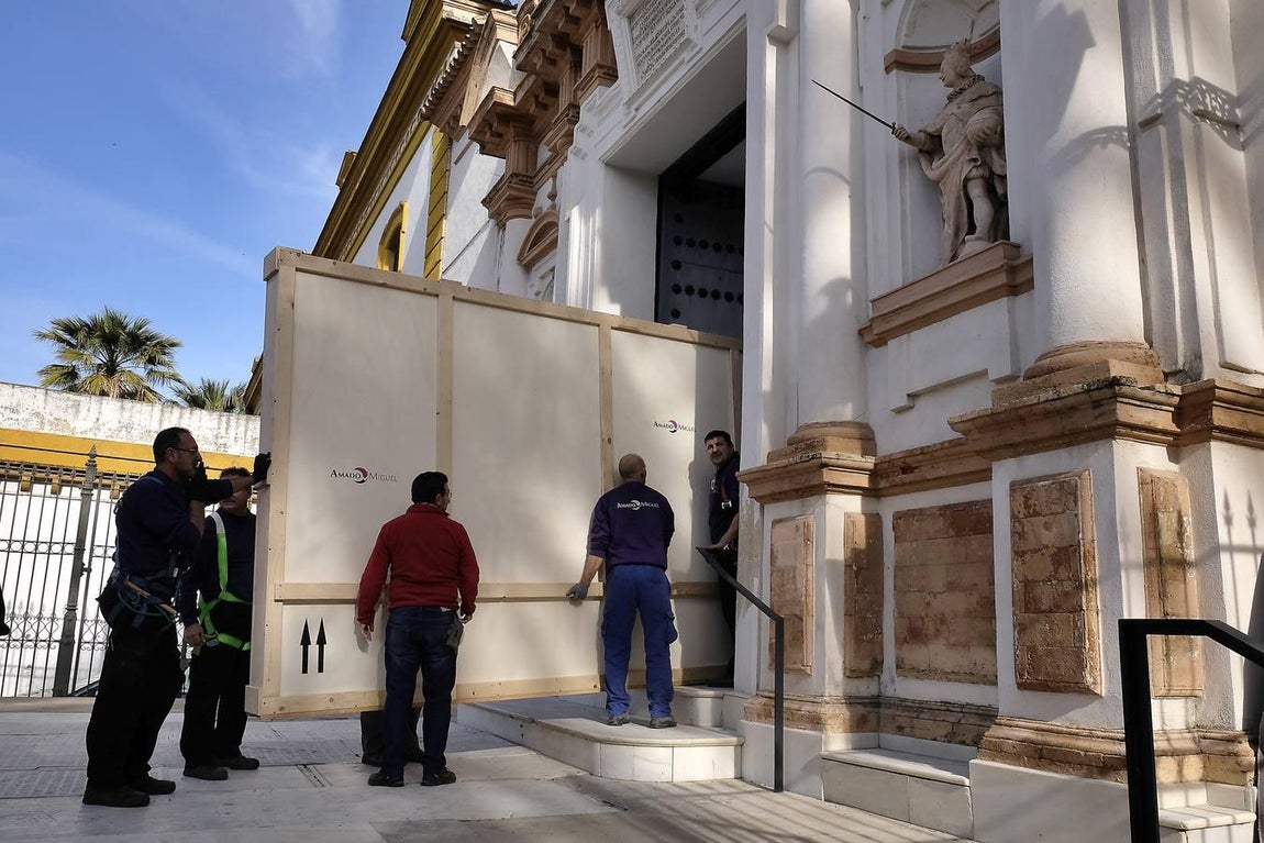 Dos lienzos de Murillo viajan de la Caridad al IAPH