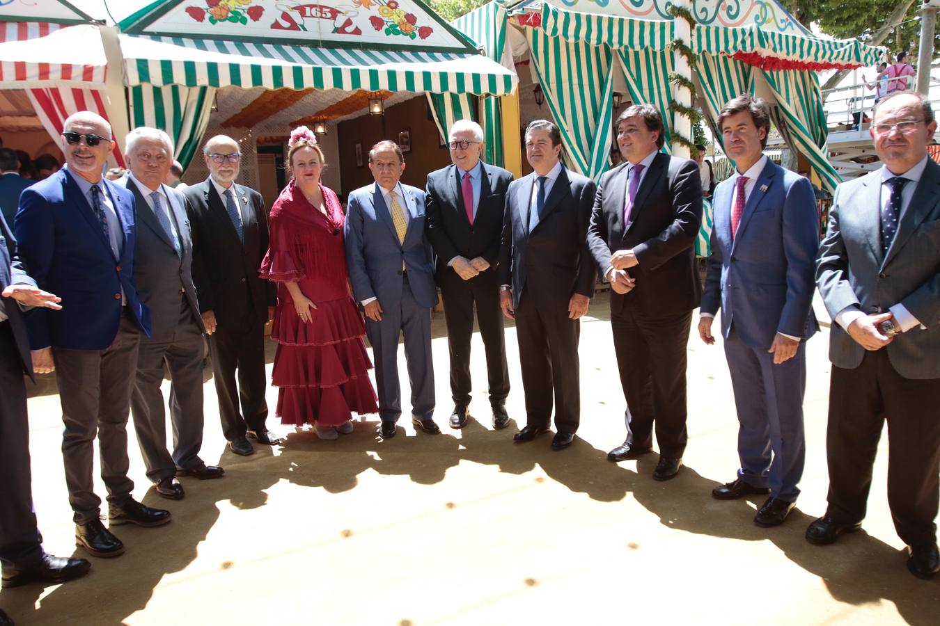 Recepción en la Caseta de Endesa
