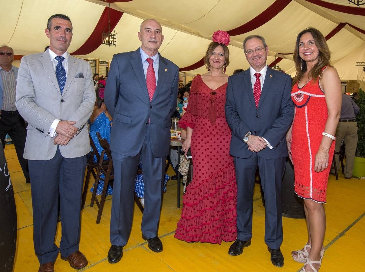 Recepción en la Caseta del Cuerpo Nacional de Policía