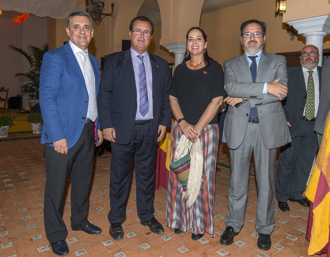 Recepción en la Caseta Municipal a los empresarios