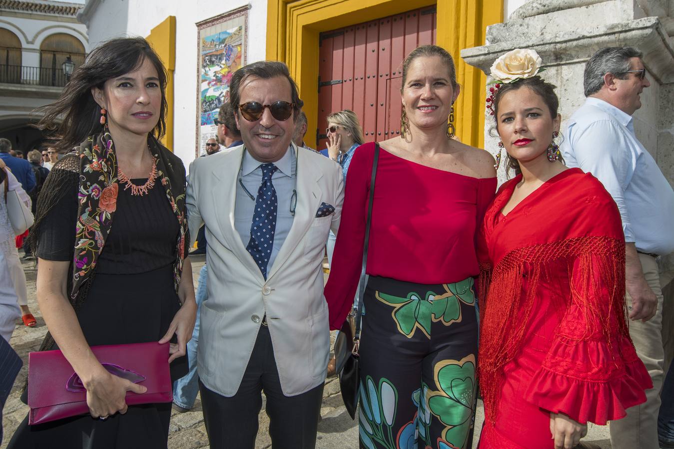 Carolina Vázquez, Manolo Vázquez, Cristina Rodríguez de Austria y Lucila Vidal-Aragón