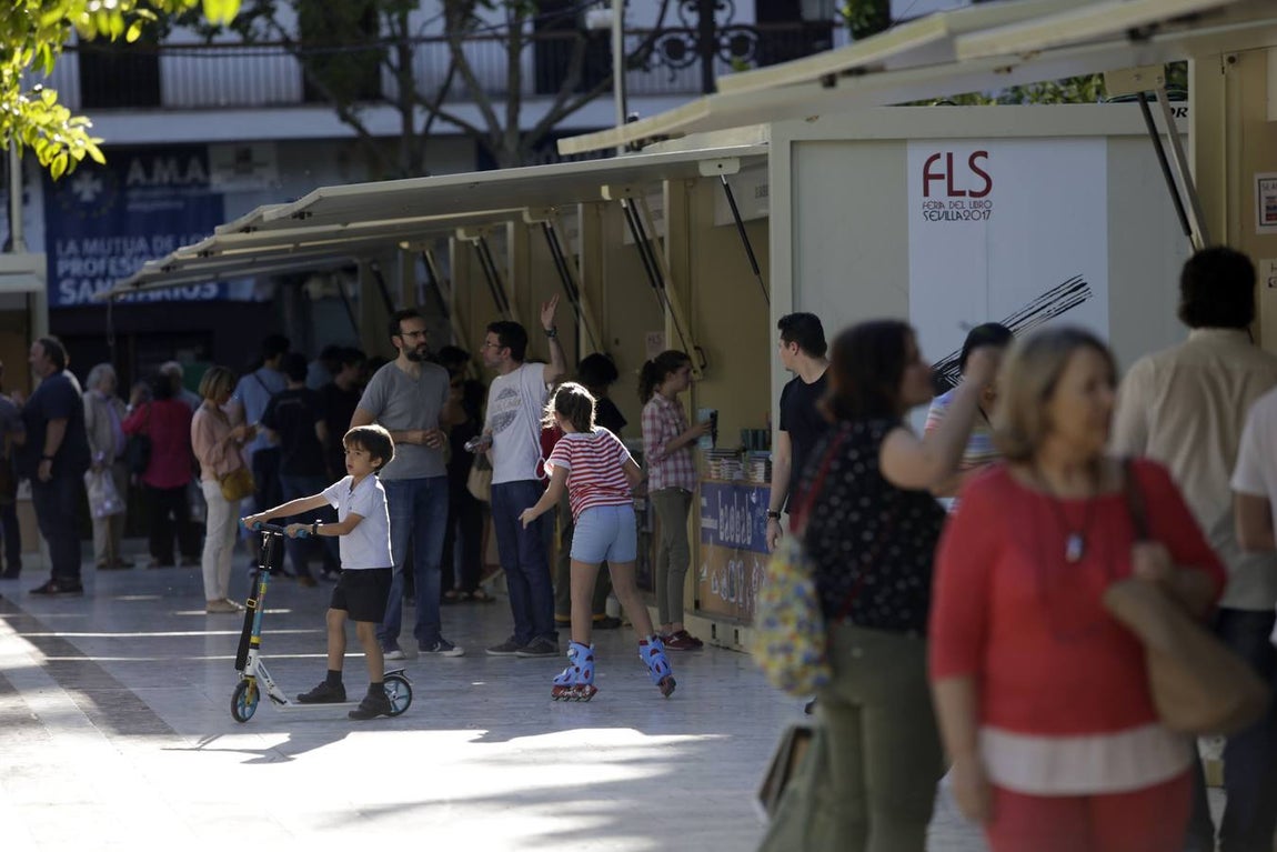 Jornada inaugural de la Feria del Libro de Sevilla